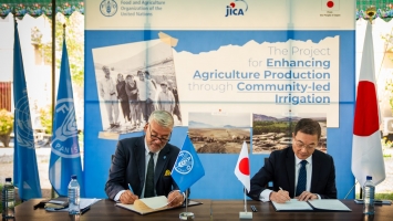 FAO receives funding from Japan to support community-based irrigation for enhanced agricultural production in Afghanistan